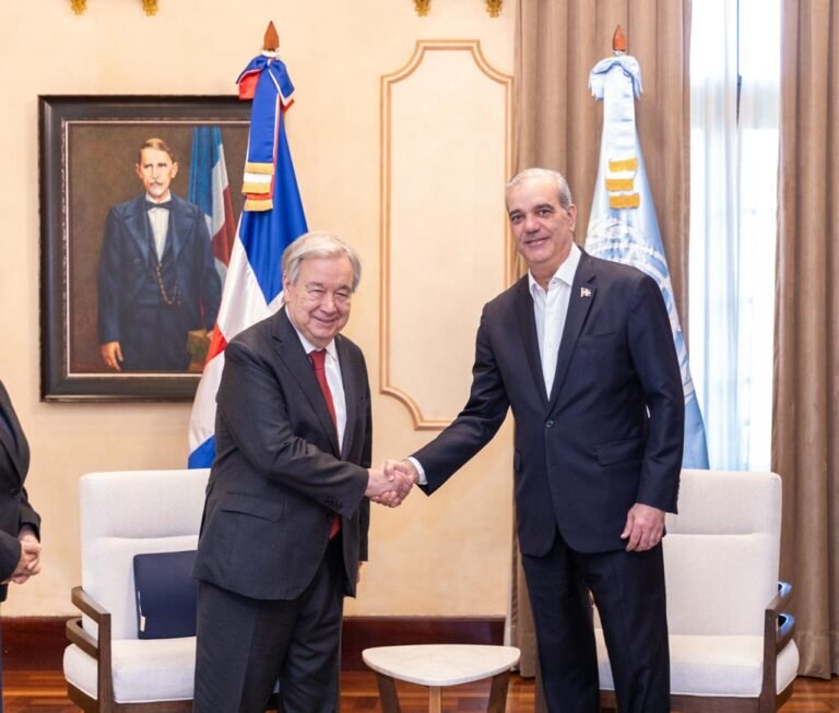 António Guterres agradece apoyo de República Dominicana y afirma que restablecer la seguridad en Haití es una prioridad absoluta