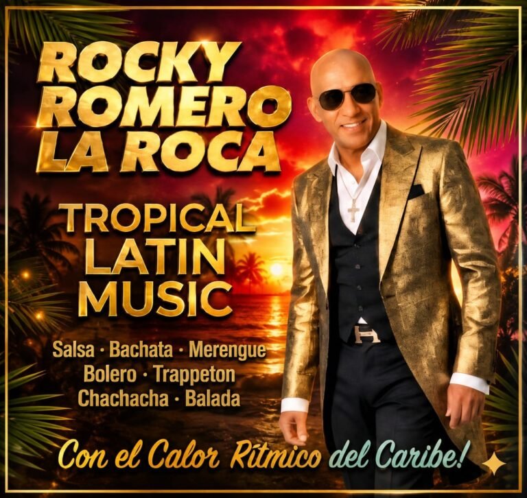 Rocky Romero La Roca estrena nueva producción «TROPICAL LATIN MUSIC»